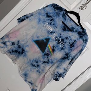 Pink Floyd plus size crop top